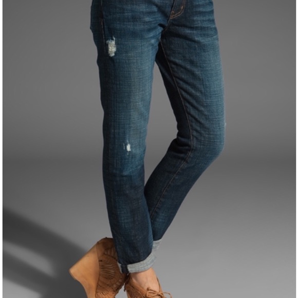 Current Elliott The Roller destroyed hoodlum jeans - Picture 8 of 8